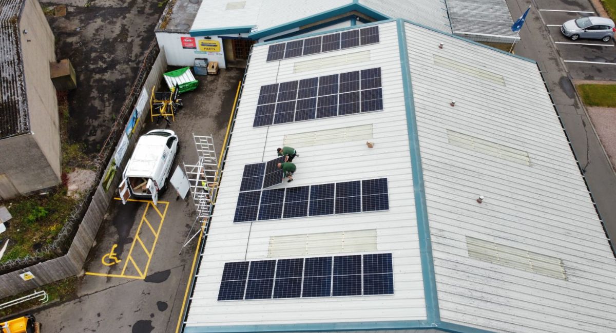Commercial installation